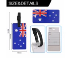 6Pcs Travel Luggage Tags with Address ID Label For Suitcase Bags Luggage with Name ID