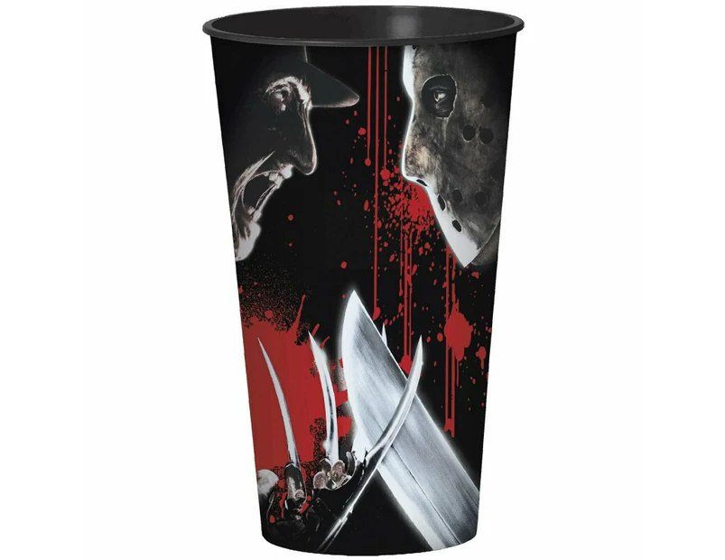Halloween Freddy Versus Jason Plastic Cup 946ml