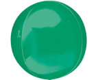 Christmas Dark Green Orbz XL Foil Balloon