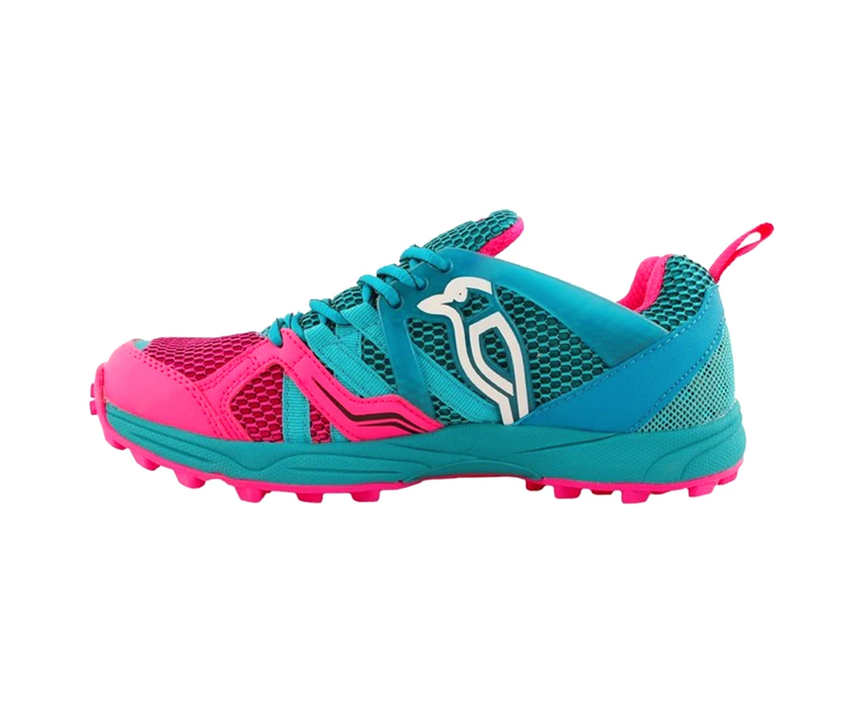 Kookaburra Illusion Unisex Field Hockey Shoes Pink/Blue/White - Multicolour;