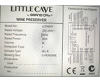 Little Cave 2 Bottle Wine Preserver and Chiller - 2 Bottle Capacity