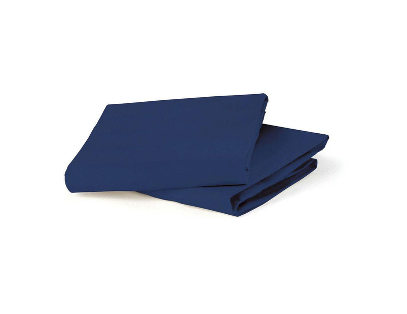 2pc Bloom Baby/Infant Alma Mini Organic Fitted Cotton Sheets Cloth Navy Blue