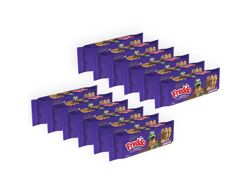 10pc Cadbury Freddo Biscuits Dipped in Milk Chocolate/Candy Snack Treat 167G