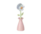 2x Vigar 25cm Florganic Dish Brush w/ Vase Residue Remover Cleaning Tool Pink