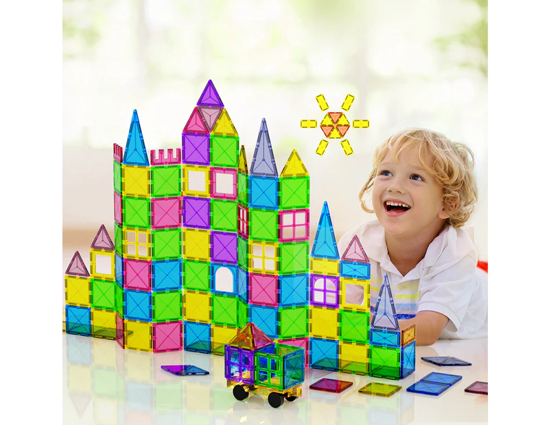 Keezi 60pcs Kids Magnetic Tiles Blocks Building Educational Toys Children Gift