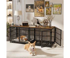 Heavy Duty Indestructible Dog Crate Dog Cage Kennel Home Storage End Table