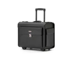 Tosca Pilot Wheeled Professional Business/Laptop Travel Suitcase Bag Black