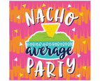 Mexican Taco Fiesta Nacho Average Party Beverage Napkins 16 Pack