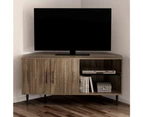 Artiss Corner Entertainment Unit TV Cabinet Walnut 120CM