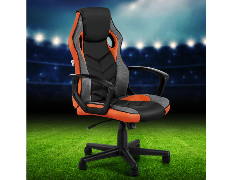 Artiss Gaming Chair Ergonomic Office Desk Chairs Executive Computer Seat Orange