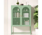 ArtissIn Buffet Sideboard Metal Cabinet - ELMA Green