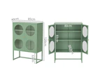 ArtissIn Buffet Sideboard Metal Cabinet - ELLA Green