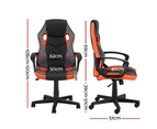 Artiss Gaming Chair Ergonomic Office Desk Chairs Executive Computer Seat Orange