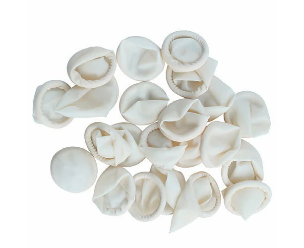 Show Tech Finger Condoms White 100 Pack - Medium