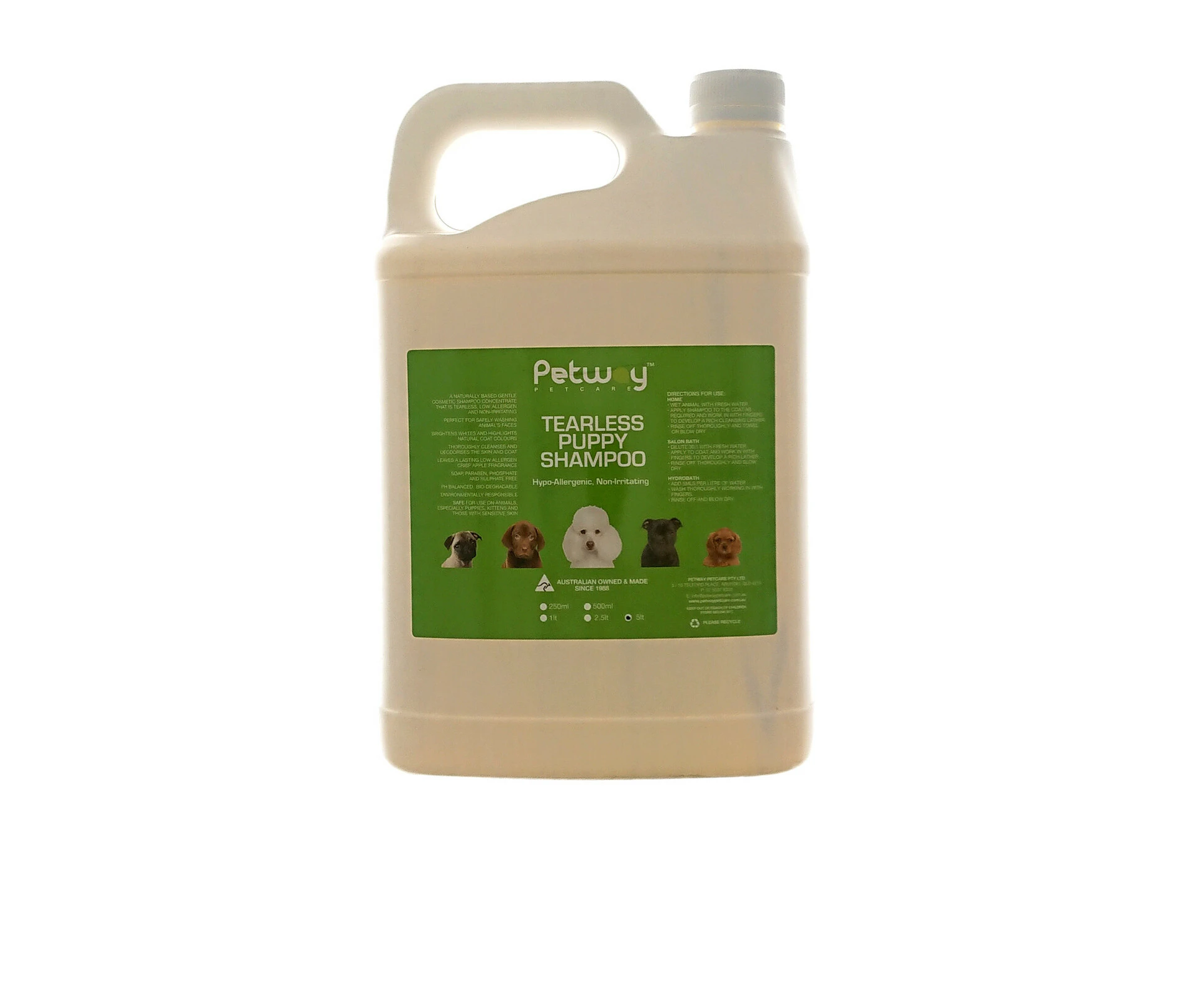 Petway Tearless Puppy Shampoo 5L