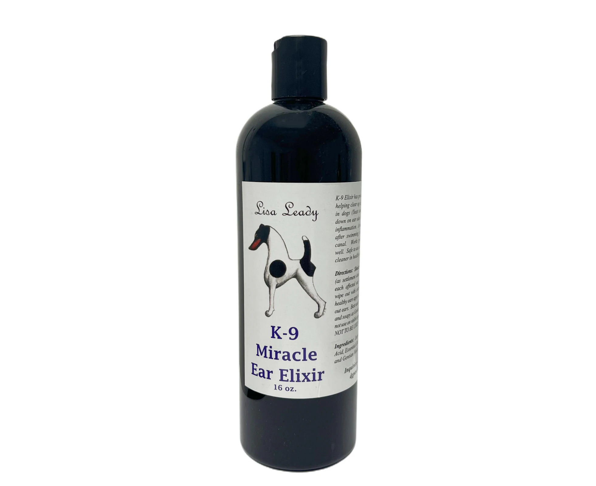 Lisa Leady K-9 Miracle Ear Elixir 16oz