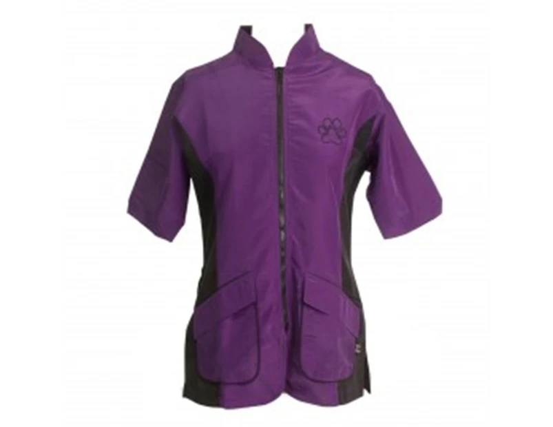 Groomtech Santhia Grooming Jacket - Purple [Size: Large]