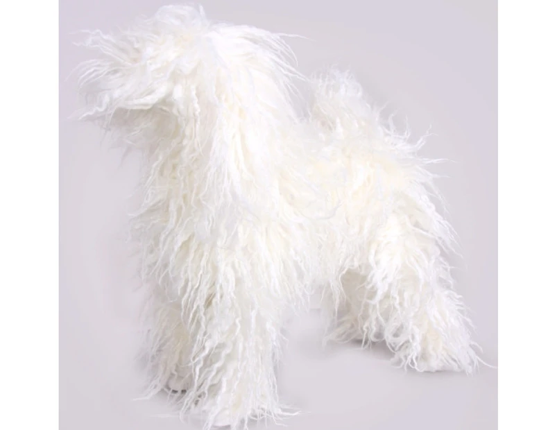 KissGrooming Toy Poodle Coat For Model Dog Mannequin [White]