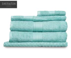 Sheraton Luxury Egyptian Cotton 5-Piece Towel Pack - Duck Egg