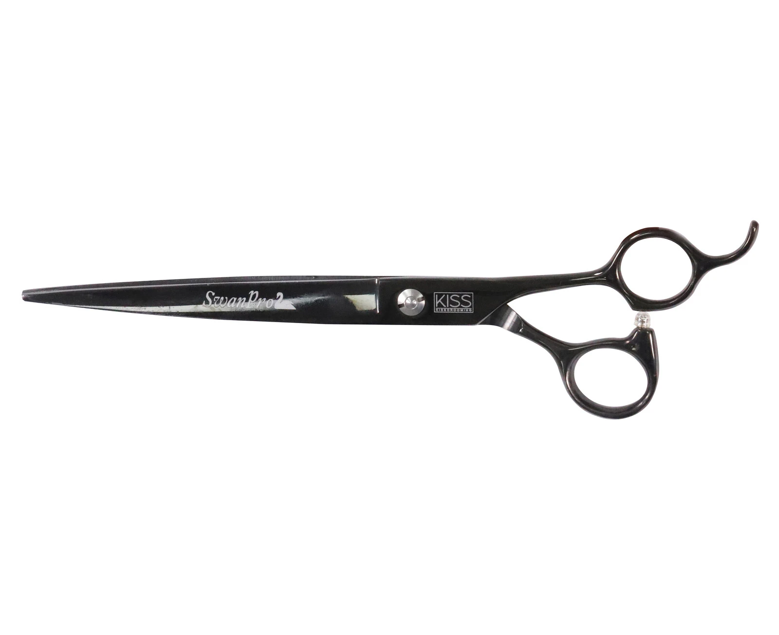 Swan Stainless Scissors - Straight 8.0" [Black]