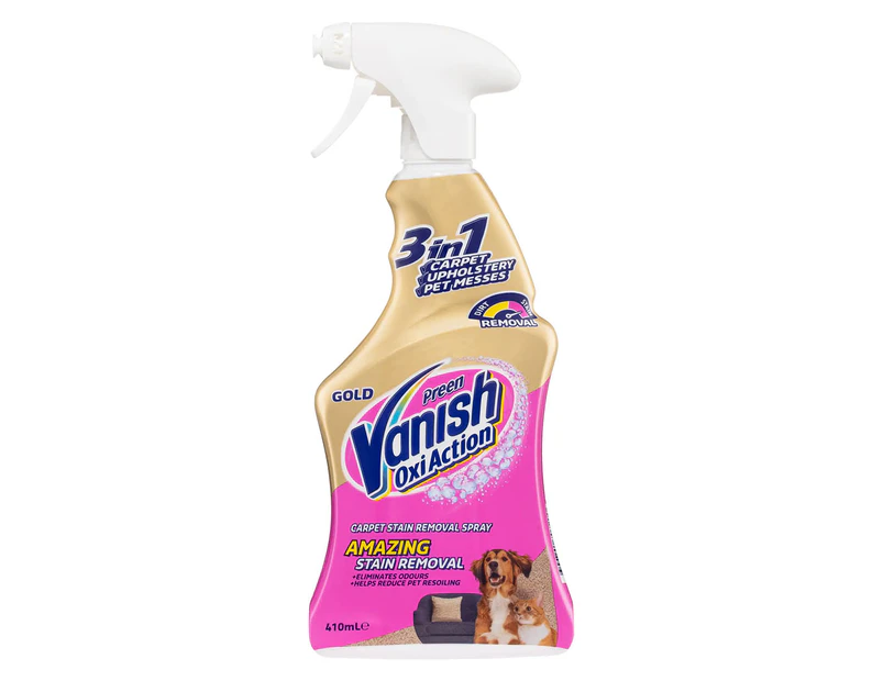 Vanish Gold Oxi Action 3-in-1 Carpet Stain Removal Spray 410mL
