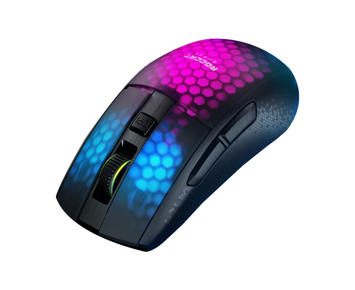 Roccat Burst Pro Air Lightweight Optical Wireless RGB Gaming Mouse (Black)