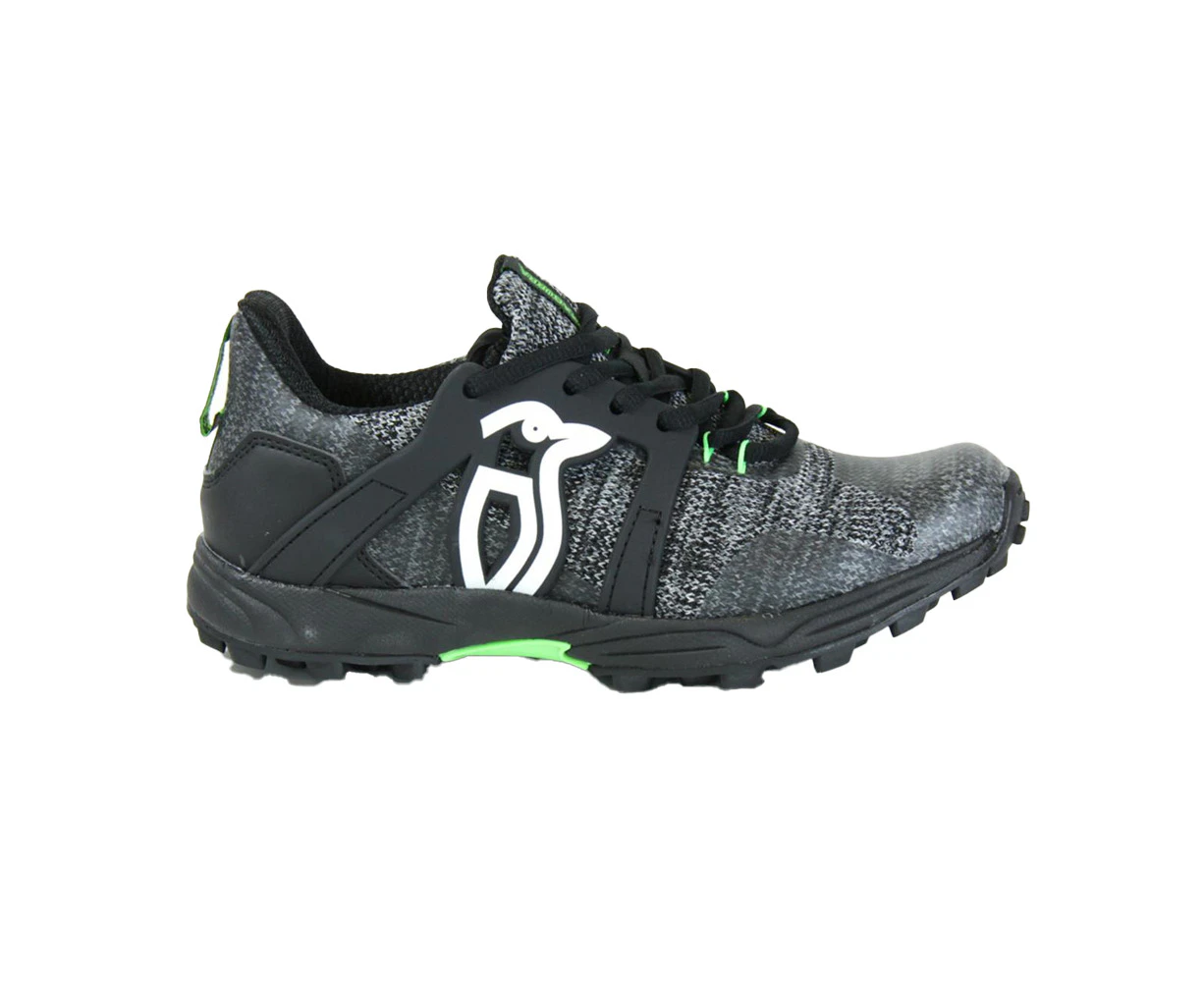 Kookaburra Team Unisex Field Hockey Sports Shoes Black/Grey/Lime - Multicolour;