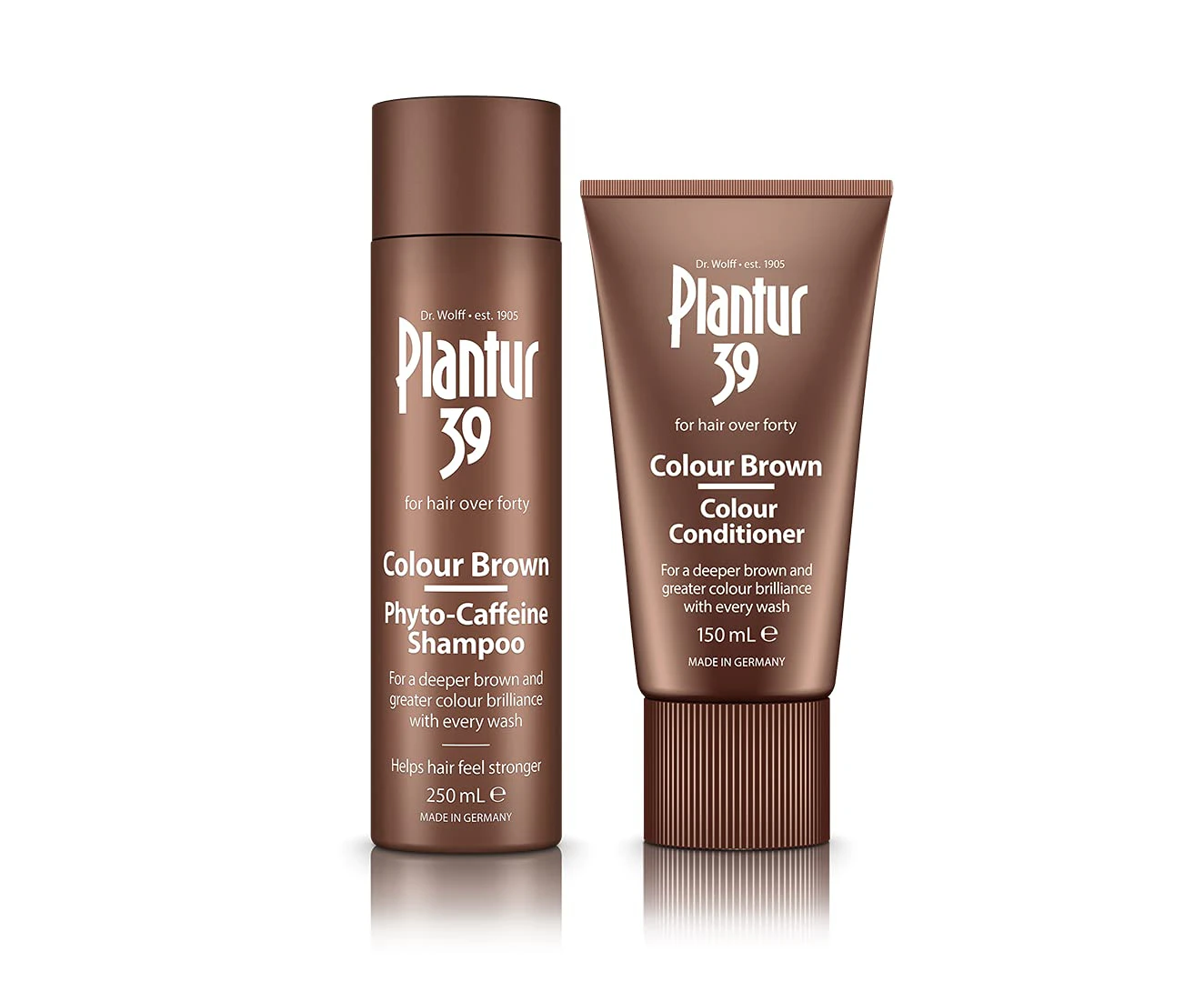 Plantur 39 Colour Brown Shampoo + Conditioner Bundle for a Breathtaking Shade of Brown