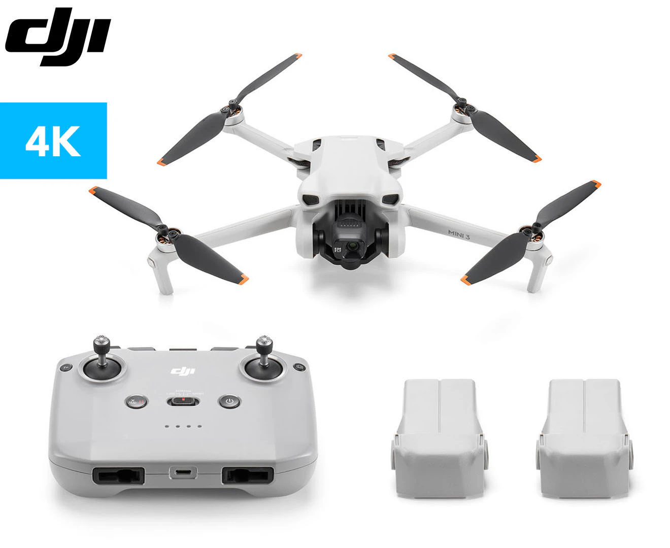 DJI Mini 3 Drone Fly More Combo Plus w/ DJI RC-N1 Controller