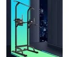Finex Power Tower Chin Up Station Push Pull Up Bar Knee Raise Weight Dip Gym