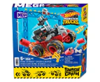 Mega Bloks Hot Wheels Monster Trucks Bone Shaker Crush Course Set