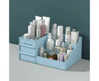 Cosmetic Makeup Organizer With Drawers Bathroom Skincare Storage Box Holder Case - White