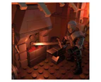 Mega Bloks 1170-Piece The Witcher Wild Hunt Geralt's Griffin Hunt Set