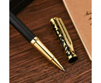 Metal Signature Ballpoint Pen Black Ink Business Writing Office School Supplies Stationery