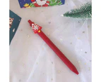 Retractable Black Gel Pen Anti-Slip Pen Grip Flexible Pen Clip Christmas Party Supplies Class Rewards Graffiti Pen-shape-1 White old man