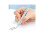 Sign Gel Pen 0.5mm Refill Smooth Ink Writing Durable Signing Pen Multi-colors Vintage Color Macarons Pens Gift Set 6pcs-shape-Porcelain white