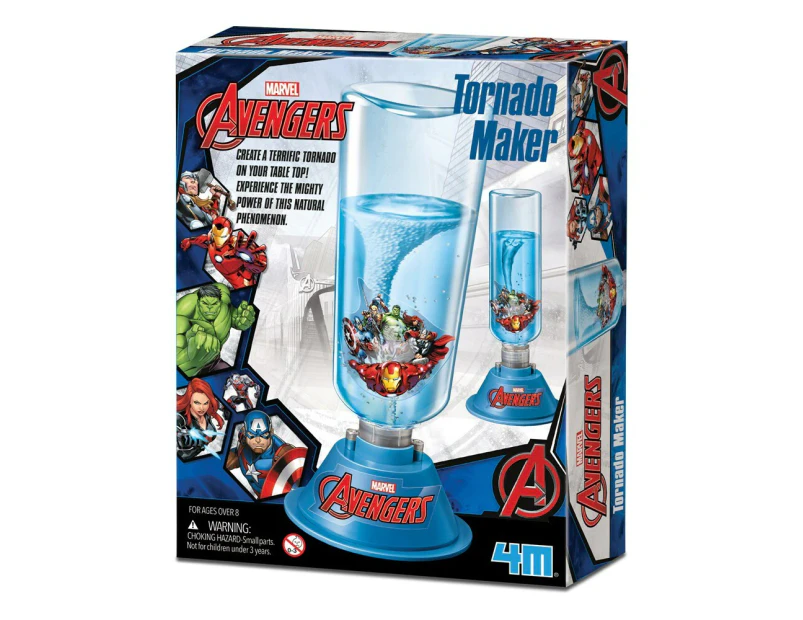 4M Marvel Avengers Tornado Maker Educational Kids/Toddler Fun Activity Toy 8y+