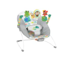 Bright Starts Playful Paradise Vibrating Baby Bouncer Rocker Chair Play Set 0-6m