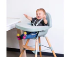 Childhome Evolu 2 Baby High Seat Chair w/ Foot Rest Toddler Feeding 6m-6y Mint