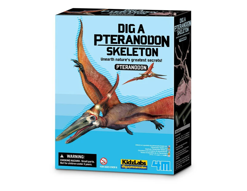 4M KidzLabs Dig a Pteranadon Skeleton Educational Kids/Toddler Activity Toy 8y+