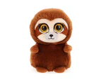 2x Motsu 14cm Sloth Stuffed Animal Plush Kids/Child/Toddler Soft Cuddle Toy 0m+