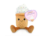 2x Adorables 18cm Ice Cream Stuffed Plush Kids/Child Soft Cuddle Hugging Toy 0m+