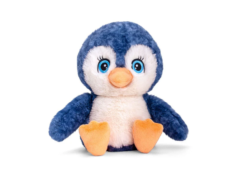 Adoptable World 16cm Penguin Plush Stuffed Animal Kids/Child Soft Toy Blue 0m+