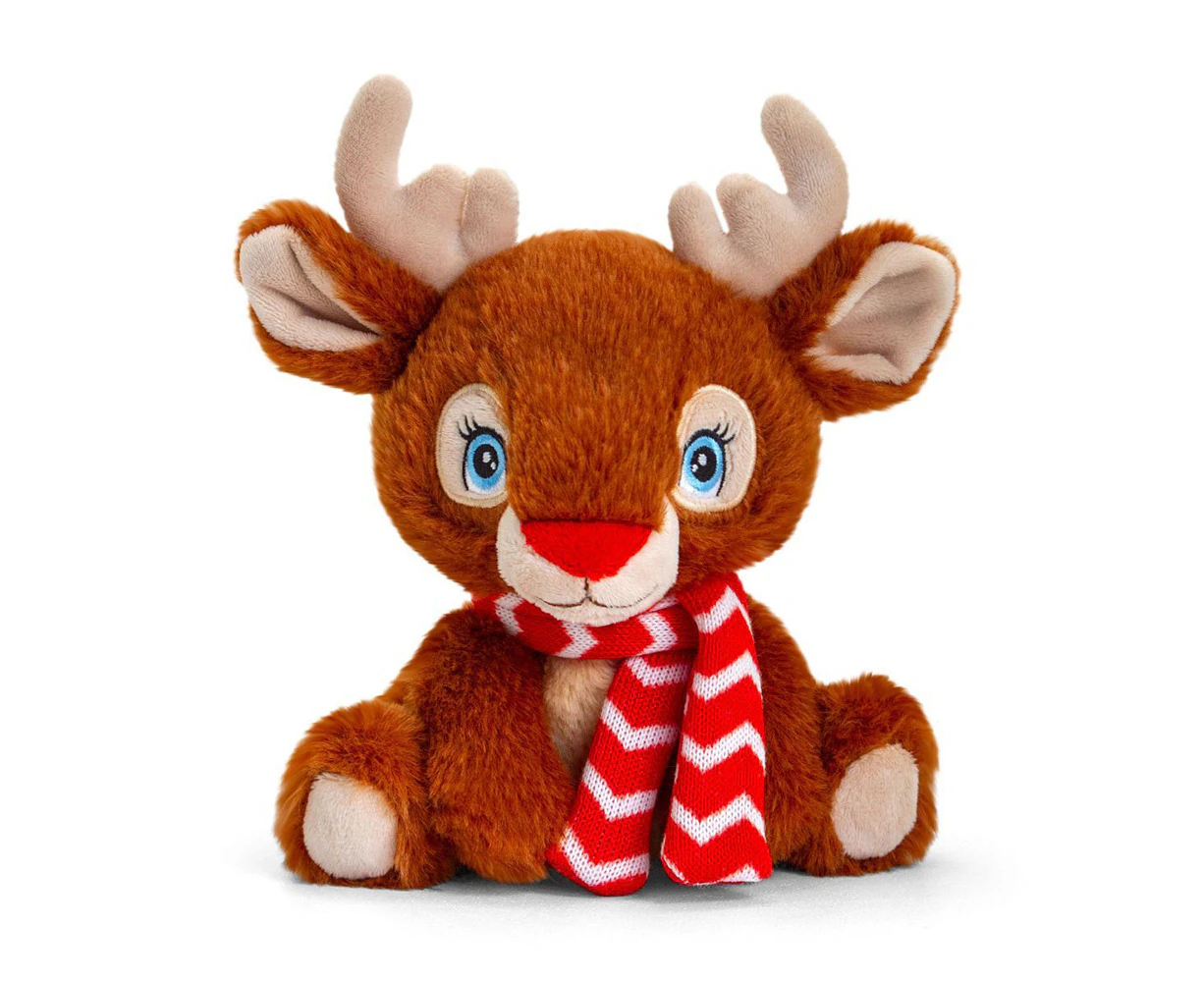 Adoptable World 16cm World Christmas Plush Stuffed Animal Kids Toy Assorted 0m+