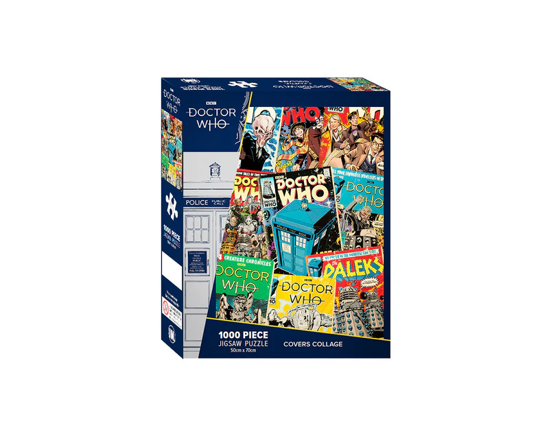 1000pc Doctor Who Comic Sci-fi Themed Teens Jigsaw Puzzle Set 50x70cm 3y+