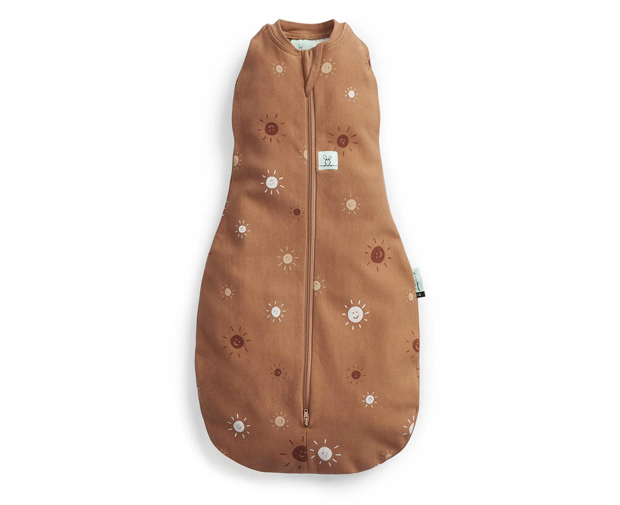 Ergopouch baby/Infant Soft Cocoon Swaddle Bag Tog 0.2 Sunny - Sunny