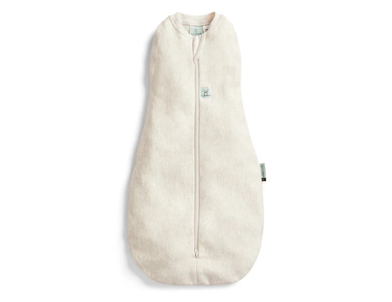 Ergopouch baby/Infant Cocoon Swaddle Bag Tog 0.2 Oatmeal Marle