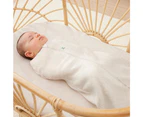 Ergopouch baby/Infant Cocoon Swaddle Bag Tog 0.2 Oatmeal Marle