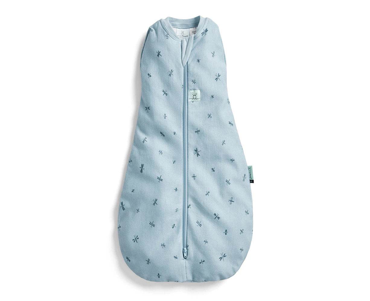 Ergopouch baby/Infant Cocoon Swaddle Bag Tog 0.2 Dragonflies - Dragonflies