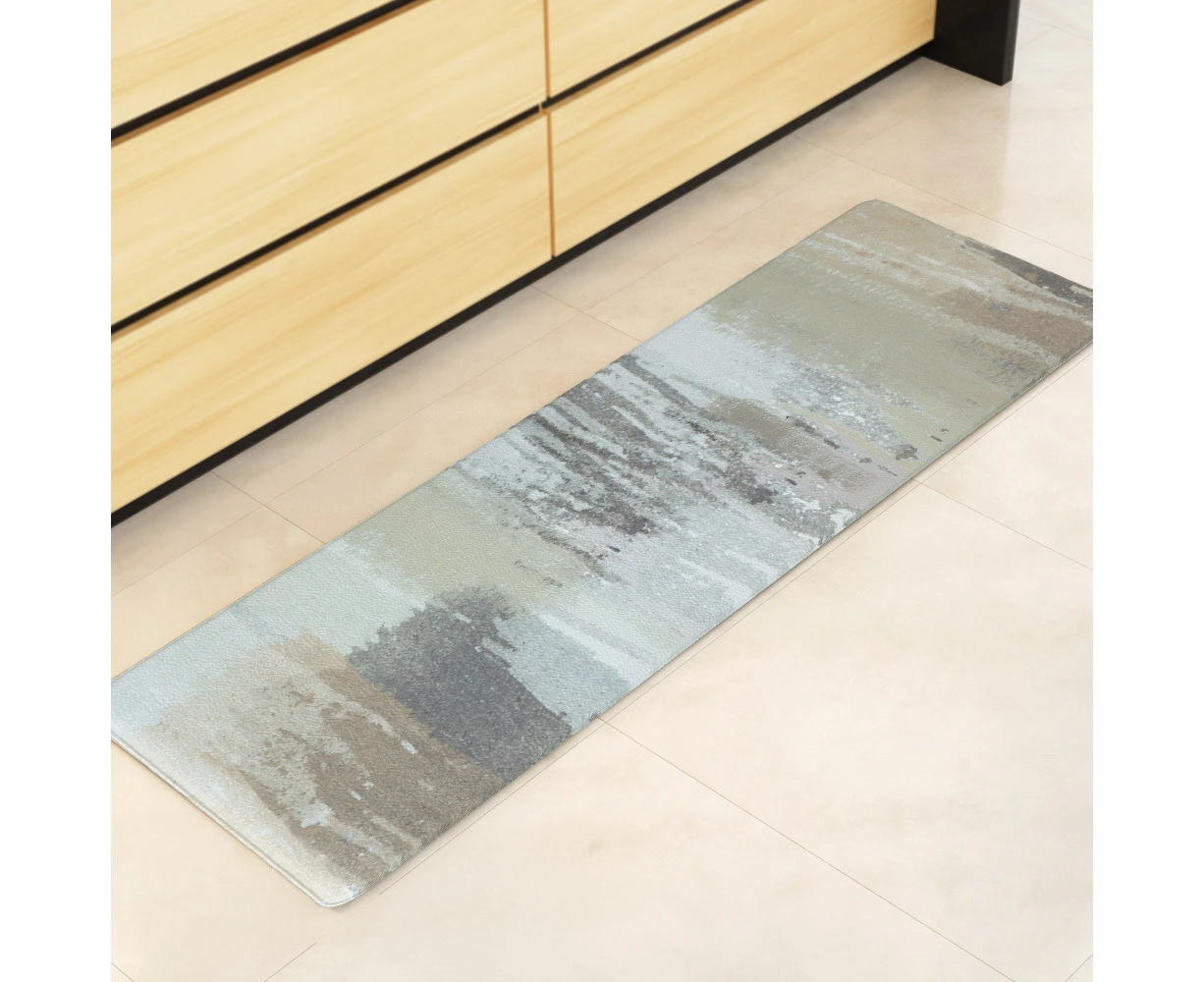 Artiss Kitchen Mat 45x150cm PVC Floor Rug Carpet Non-slip Lydia